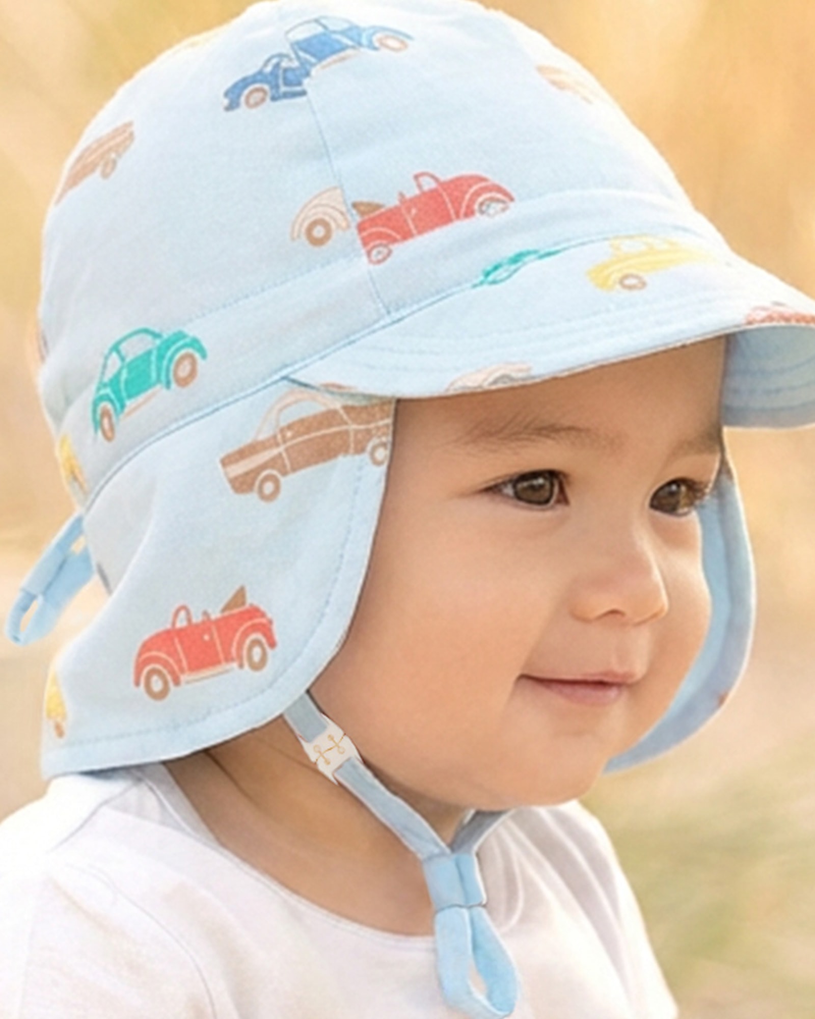 Adjustable Flap Cap Ensures Secure Comfortable Fit