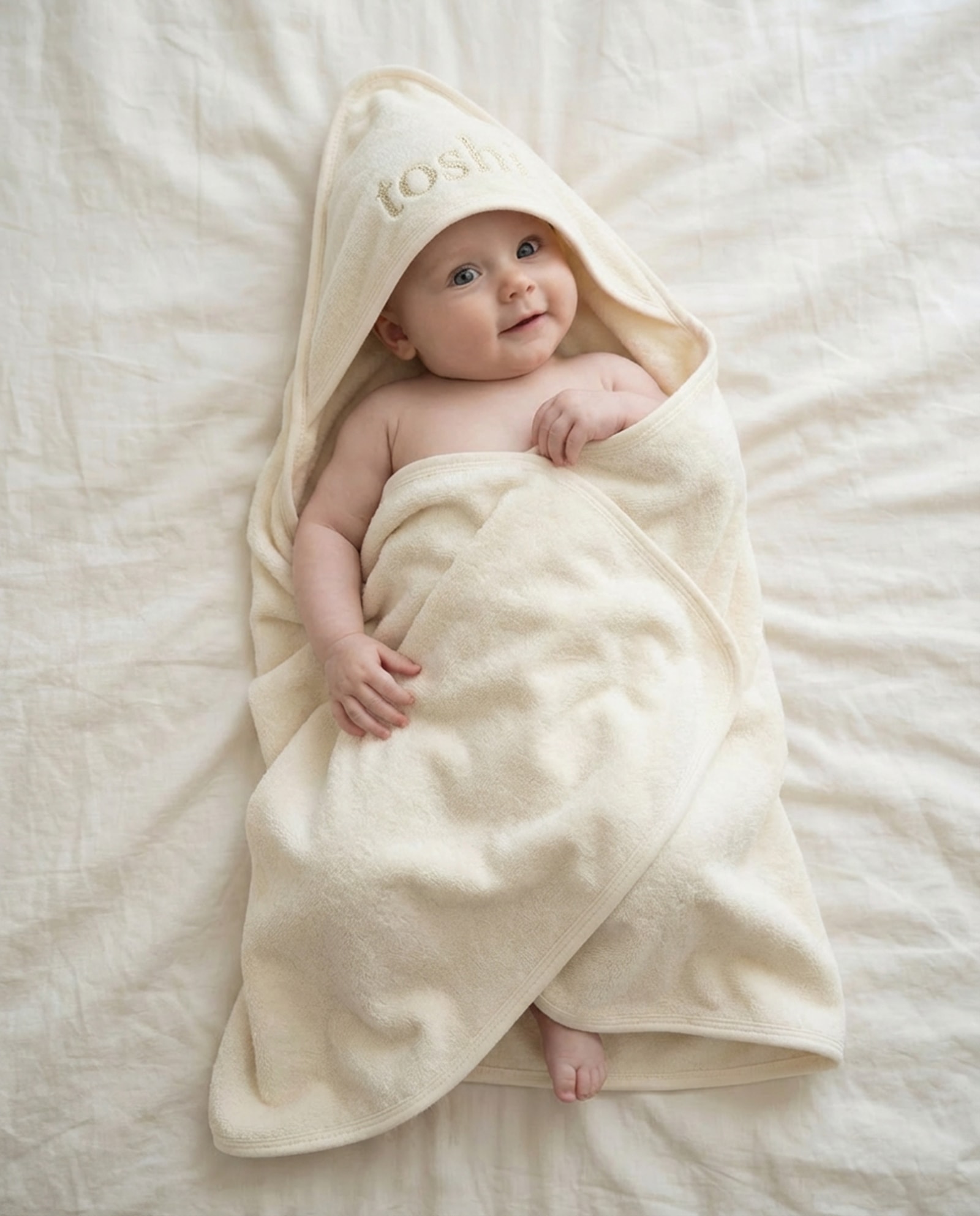 Soft, Absorbent Hooded Towel for Babies