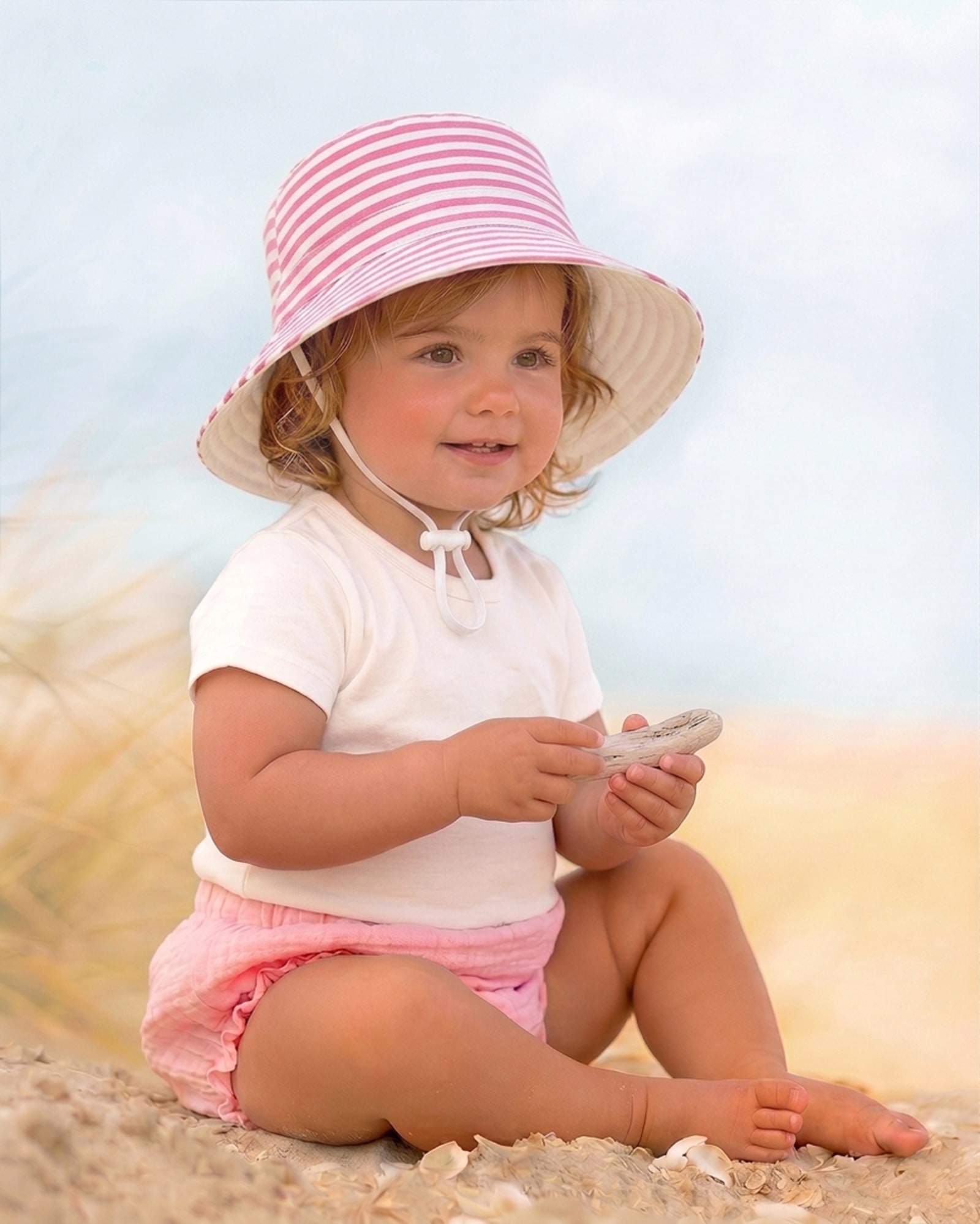 Soft 100% Cotton Sun Hat for Babies