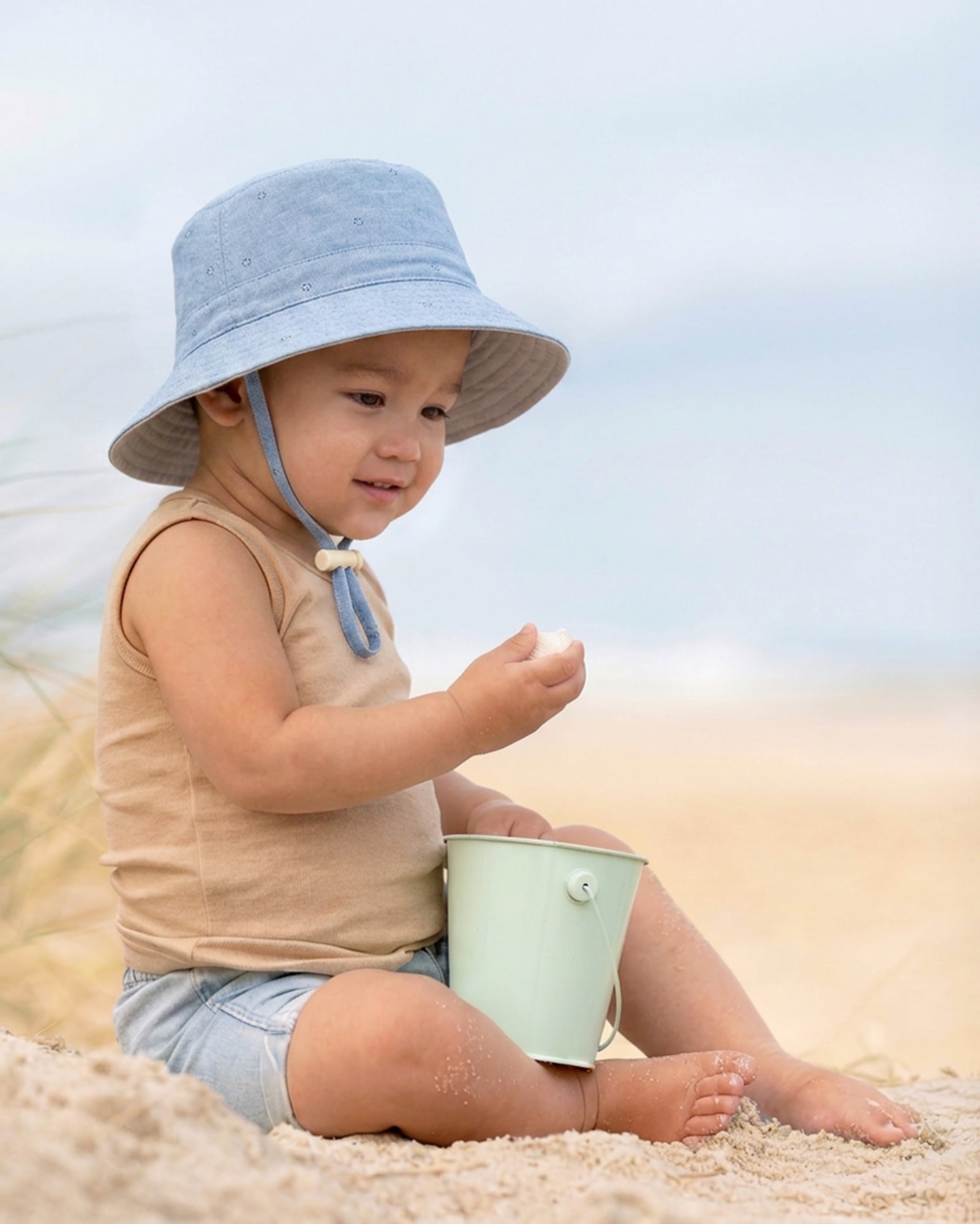 Comfortable, Durable Cotton Sun Hat for Kids