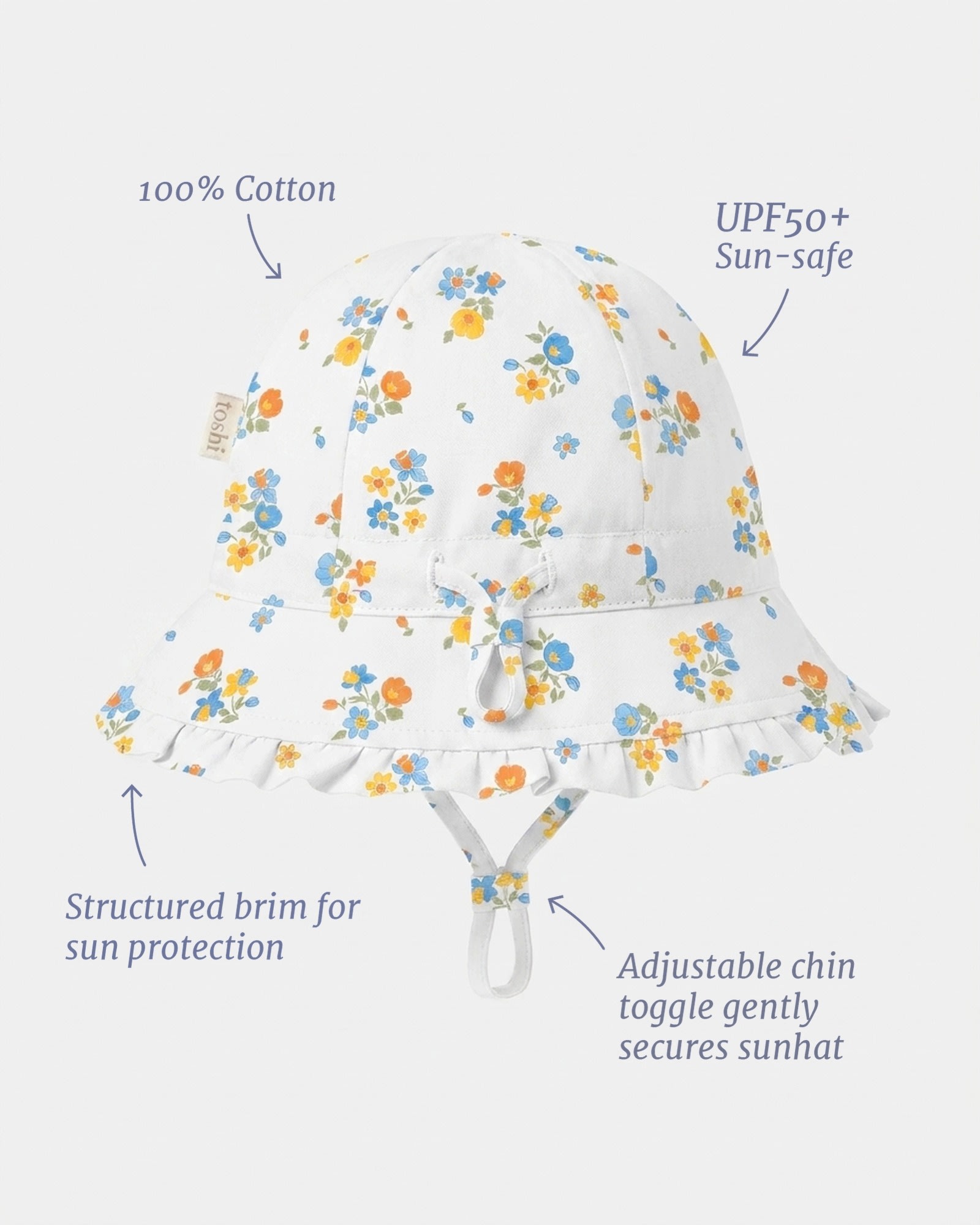 Flattering Floral Bell Hat for All Seasons