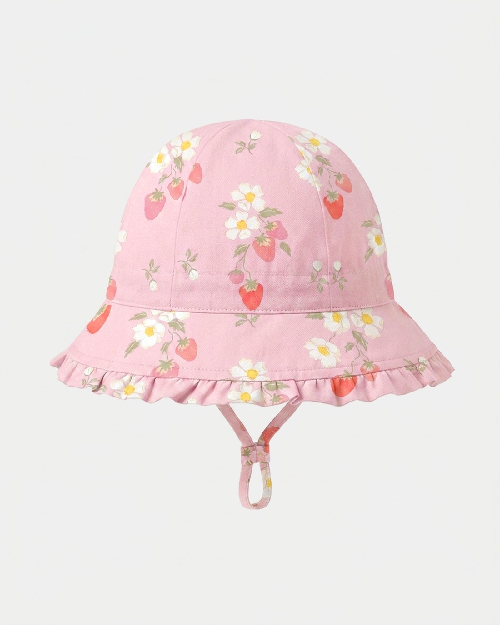 Chic Sun Protection with Strawberry Blossom Style