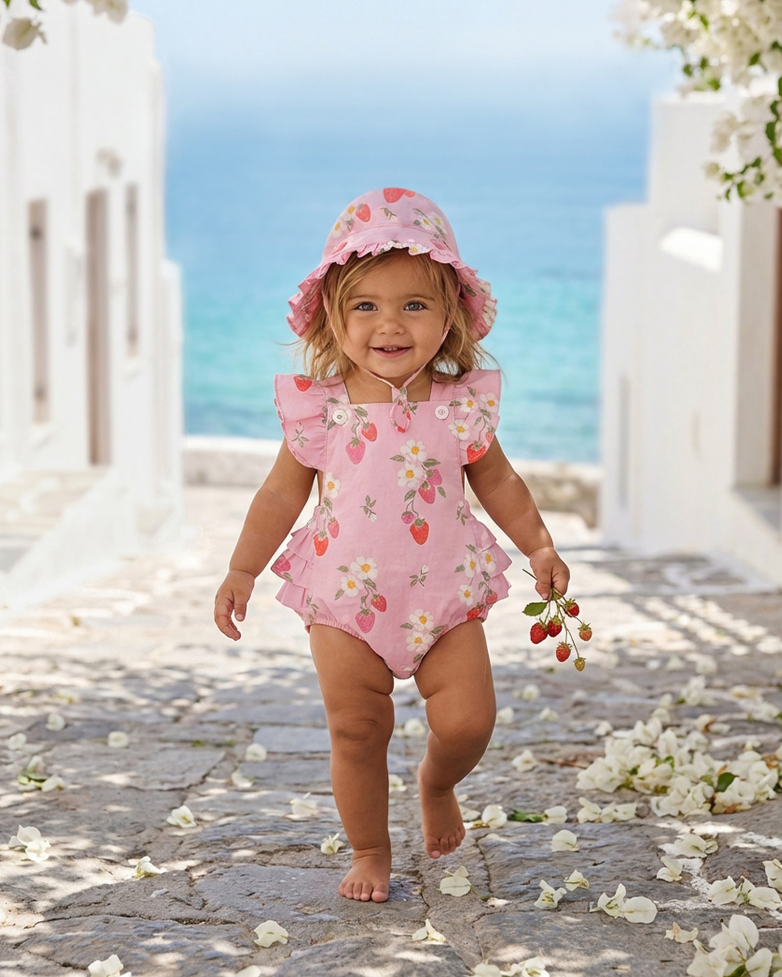 Soft breathable cotton romper for all-day comfort