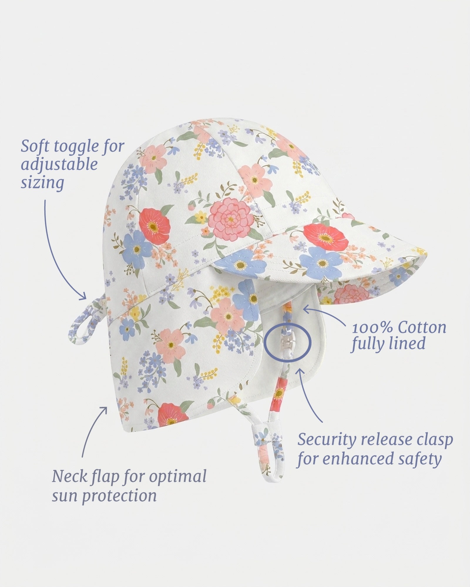 Fresh Floral Cap for Effortless Summer Style
