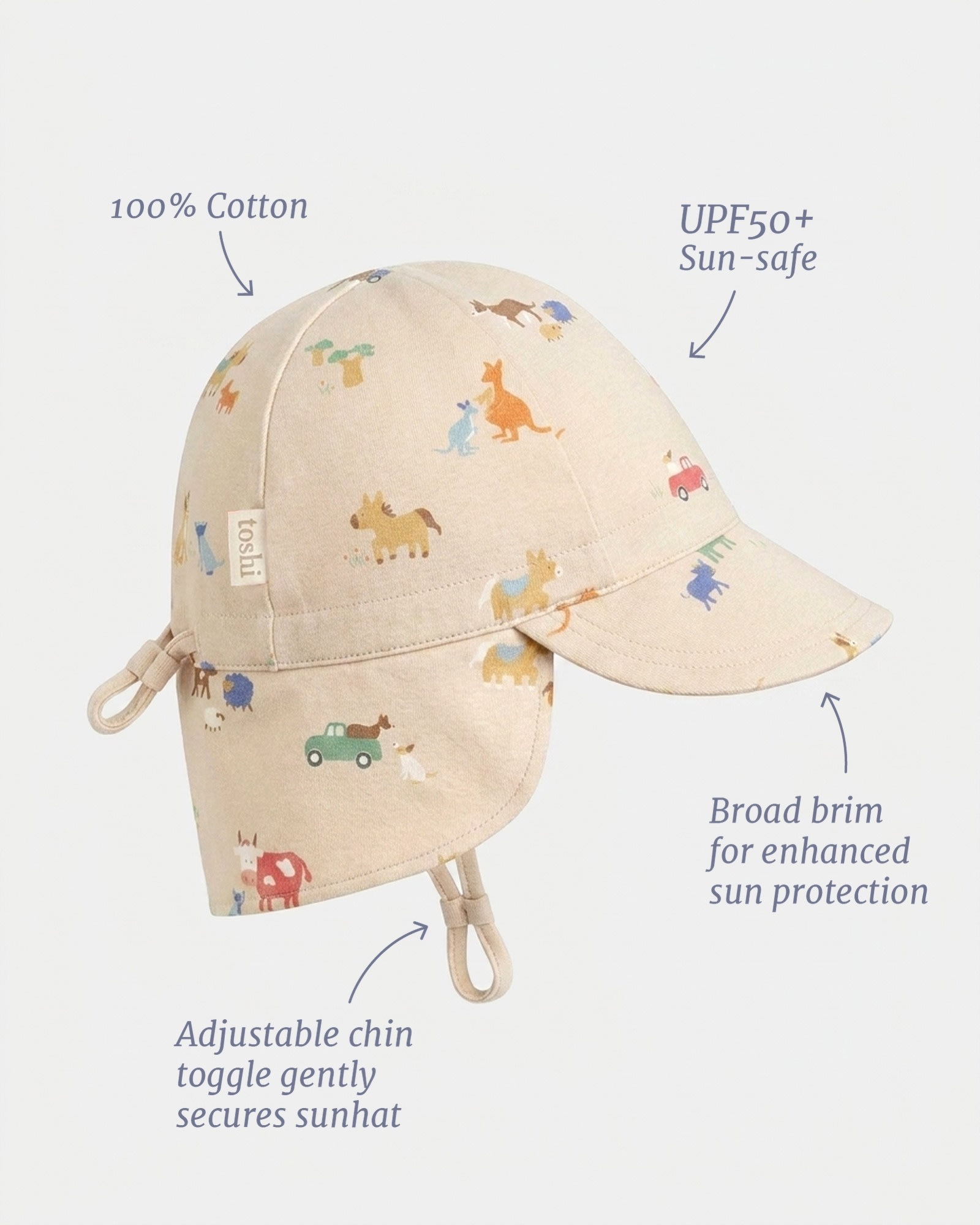 Secure Comfortable Sun Protection for Active Kids