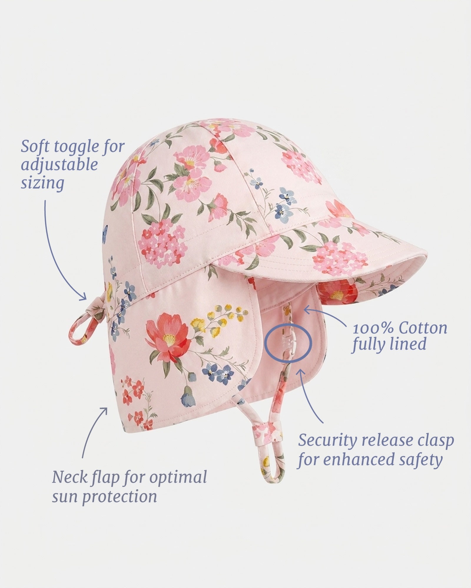 Vibrant Floral Cap for Timeless Style