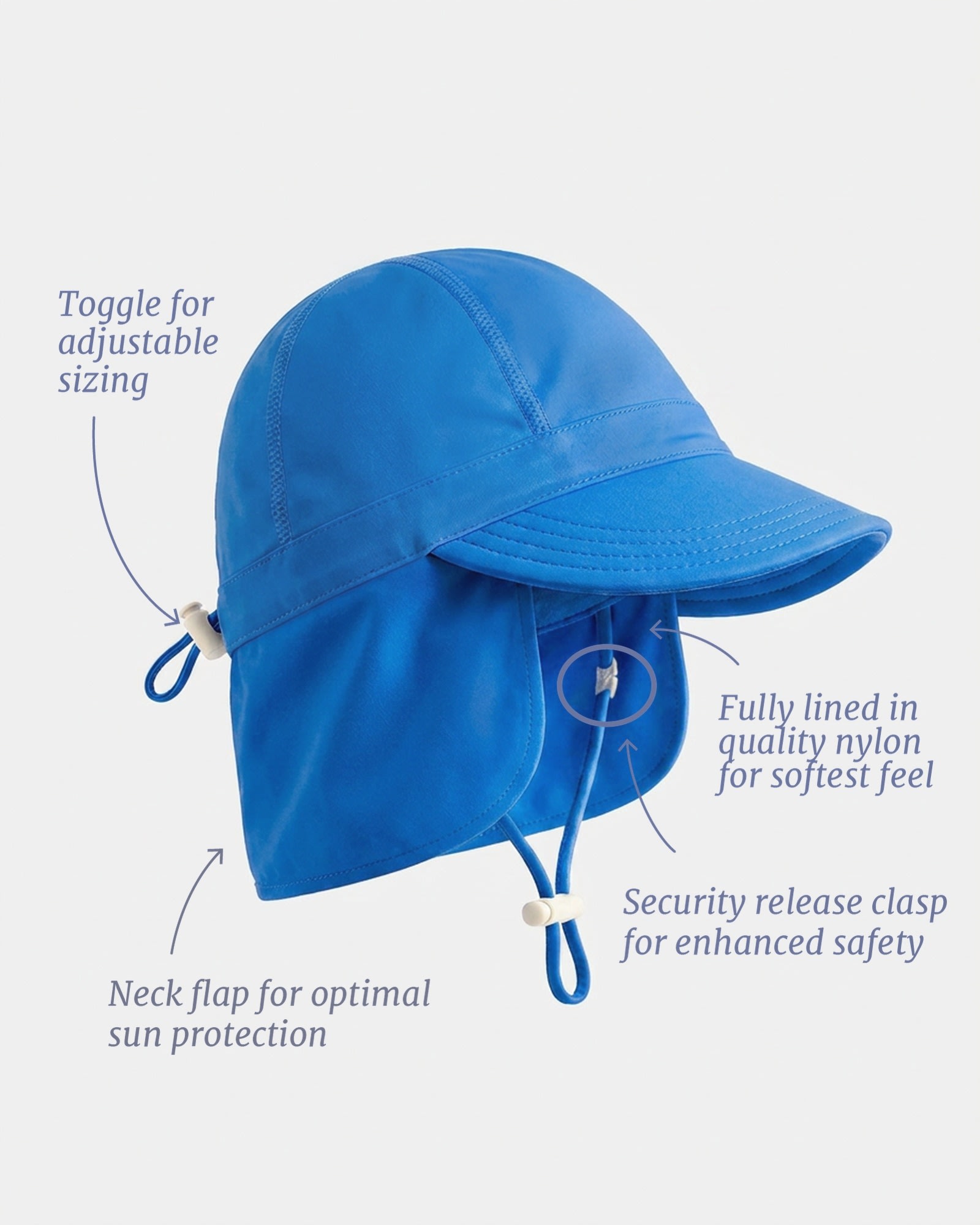 Secure Comfortable Swim Cap for Active Kids