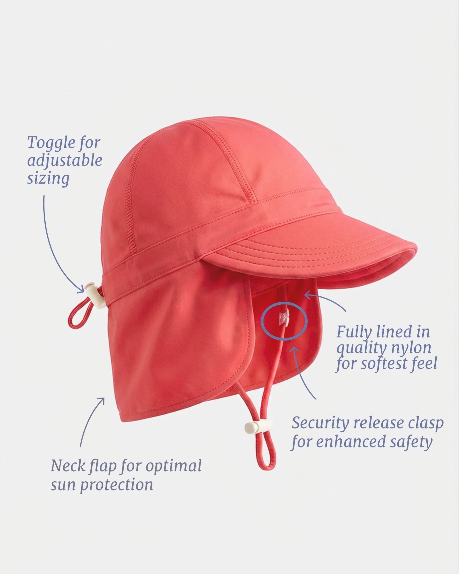 Secure Comfortable Swim Cap for Active Kids
