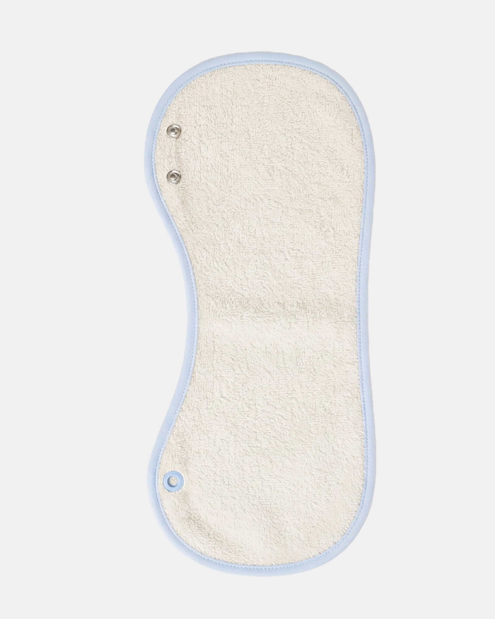 Contoured Burp Cloth for Comfortable Adjustable Fit