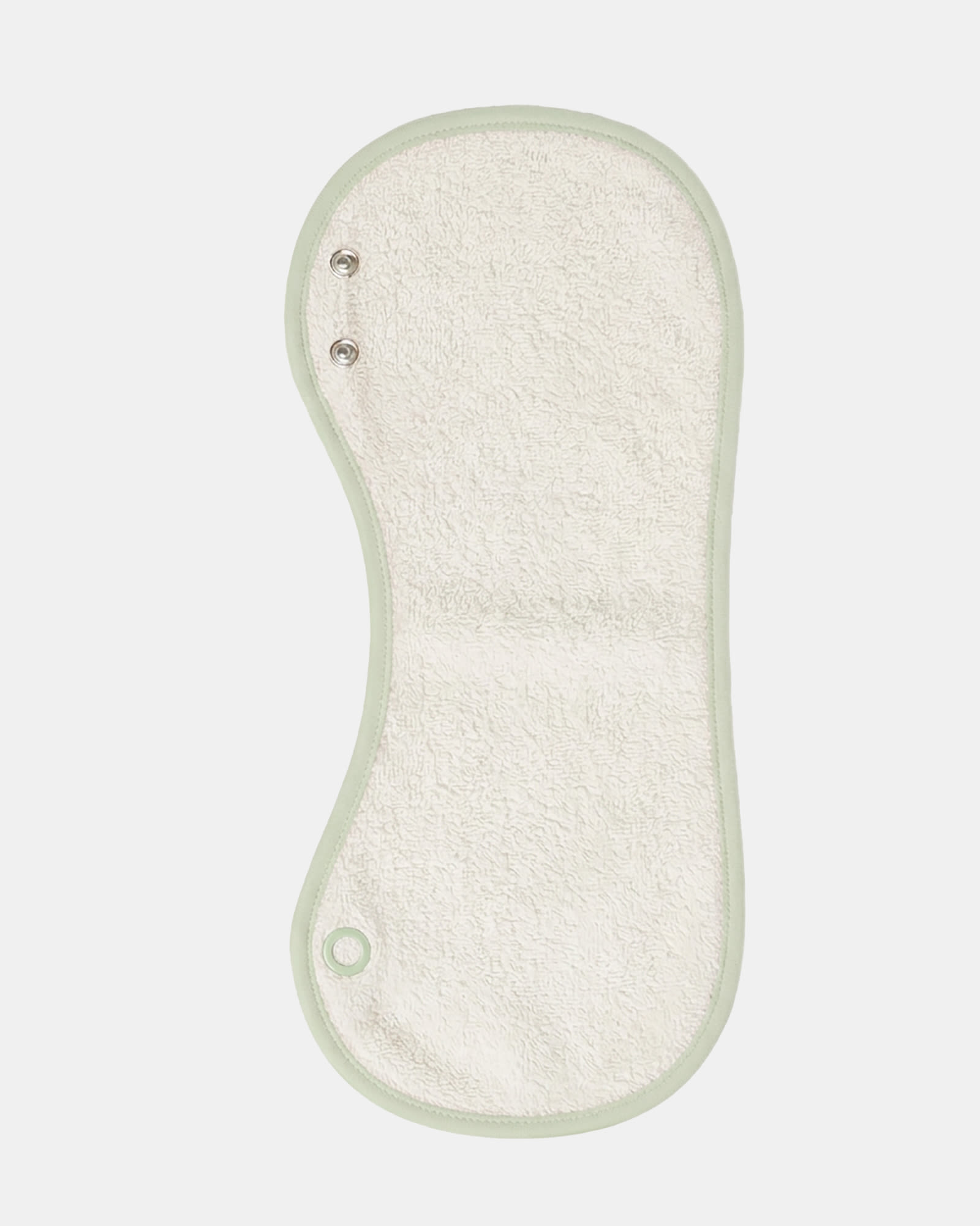 Contoured Burp Cloth for Secure Comfortable Fit