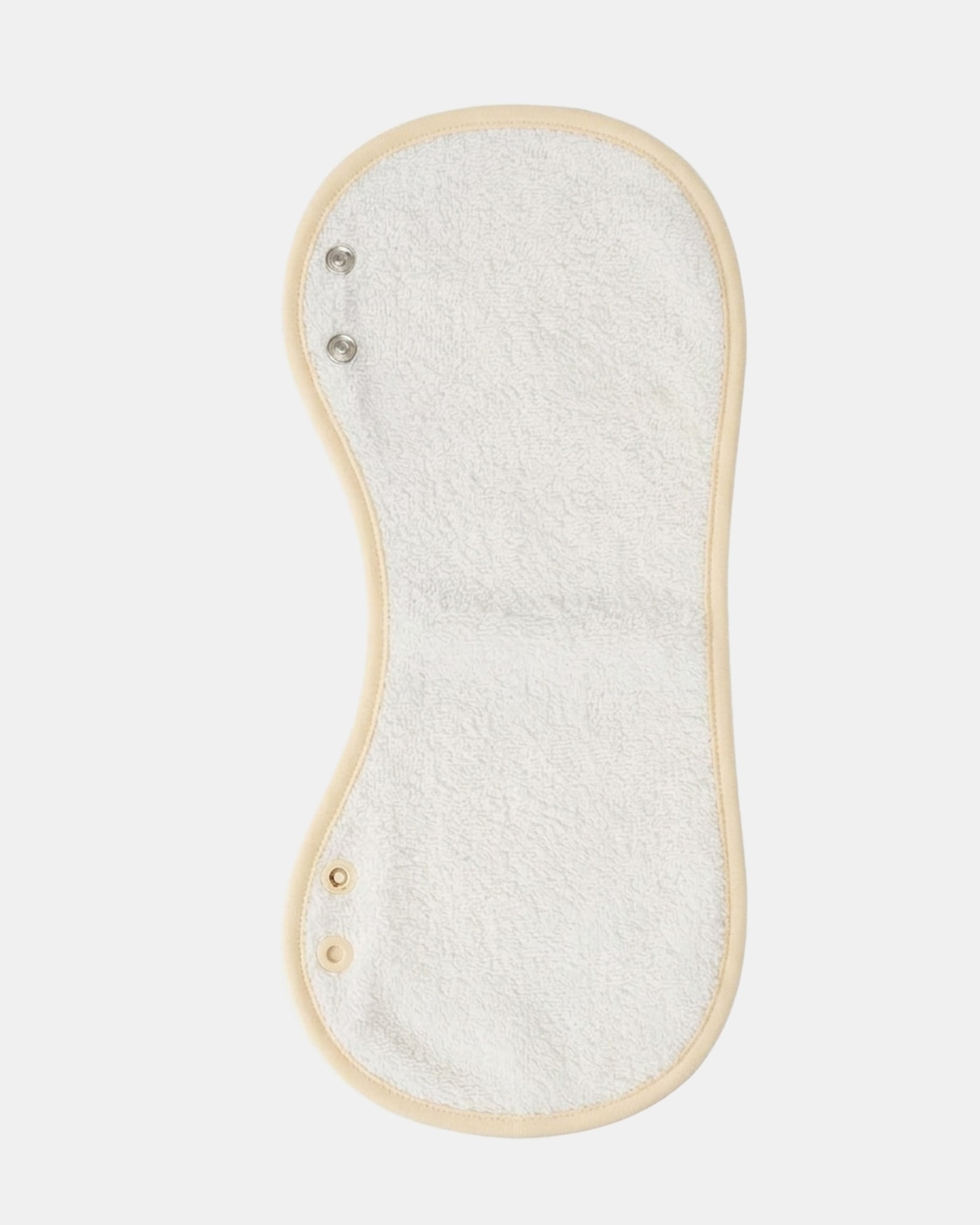 Contoured Burp Cloth for Comfortable Secure Fit