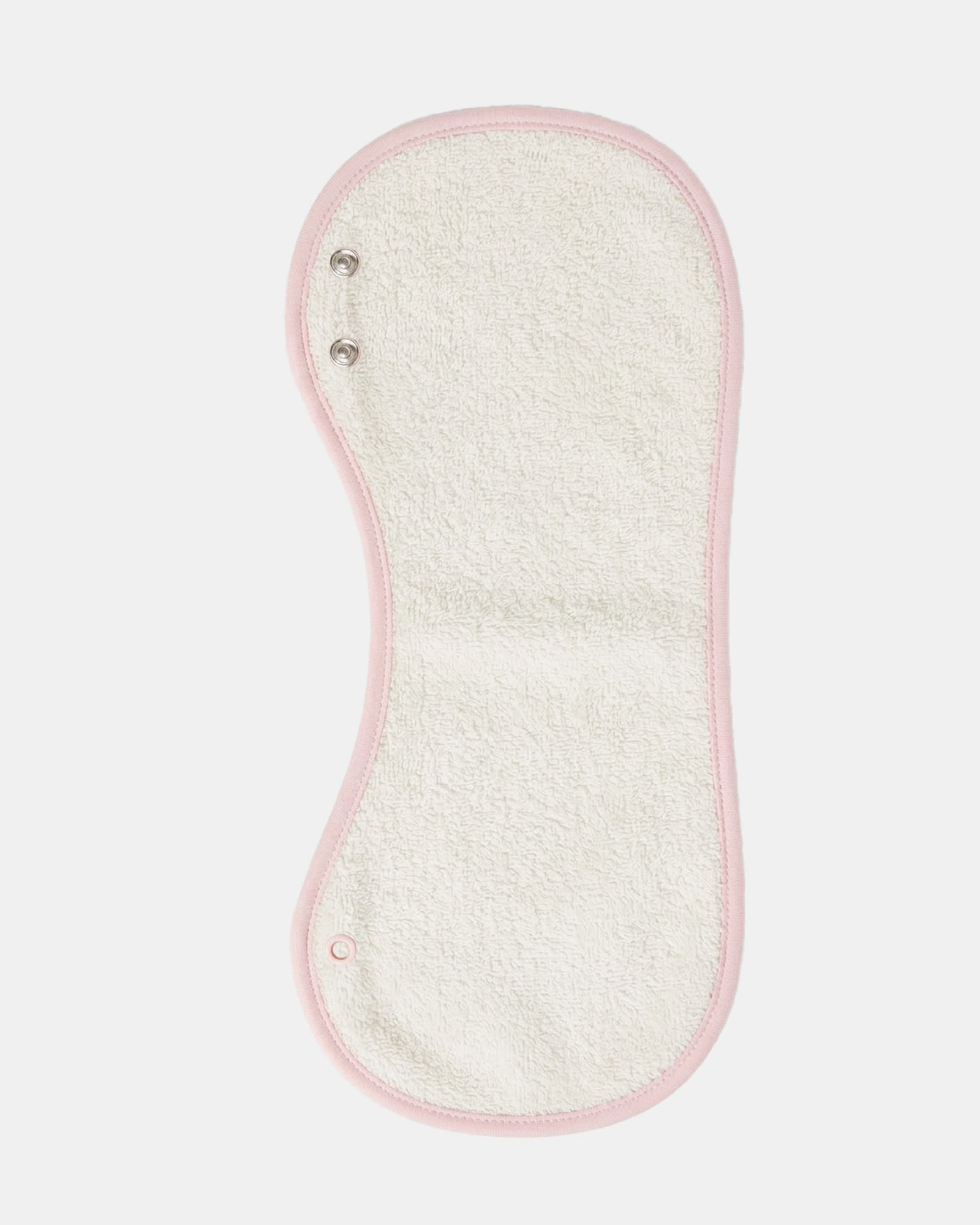 Contoured Burp Cloth for Comfortable, Secure Fit
