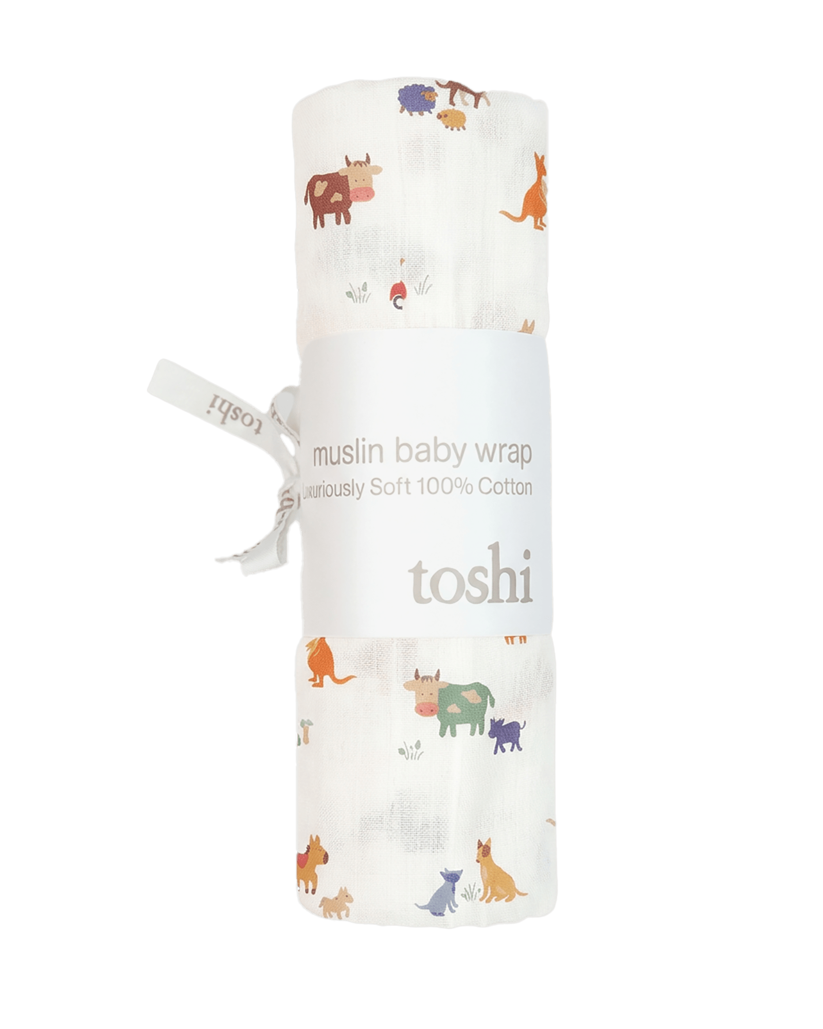 Generous Lightweight Muslin Wrap for Secure Swaddling