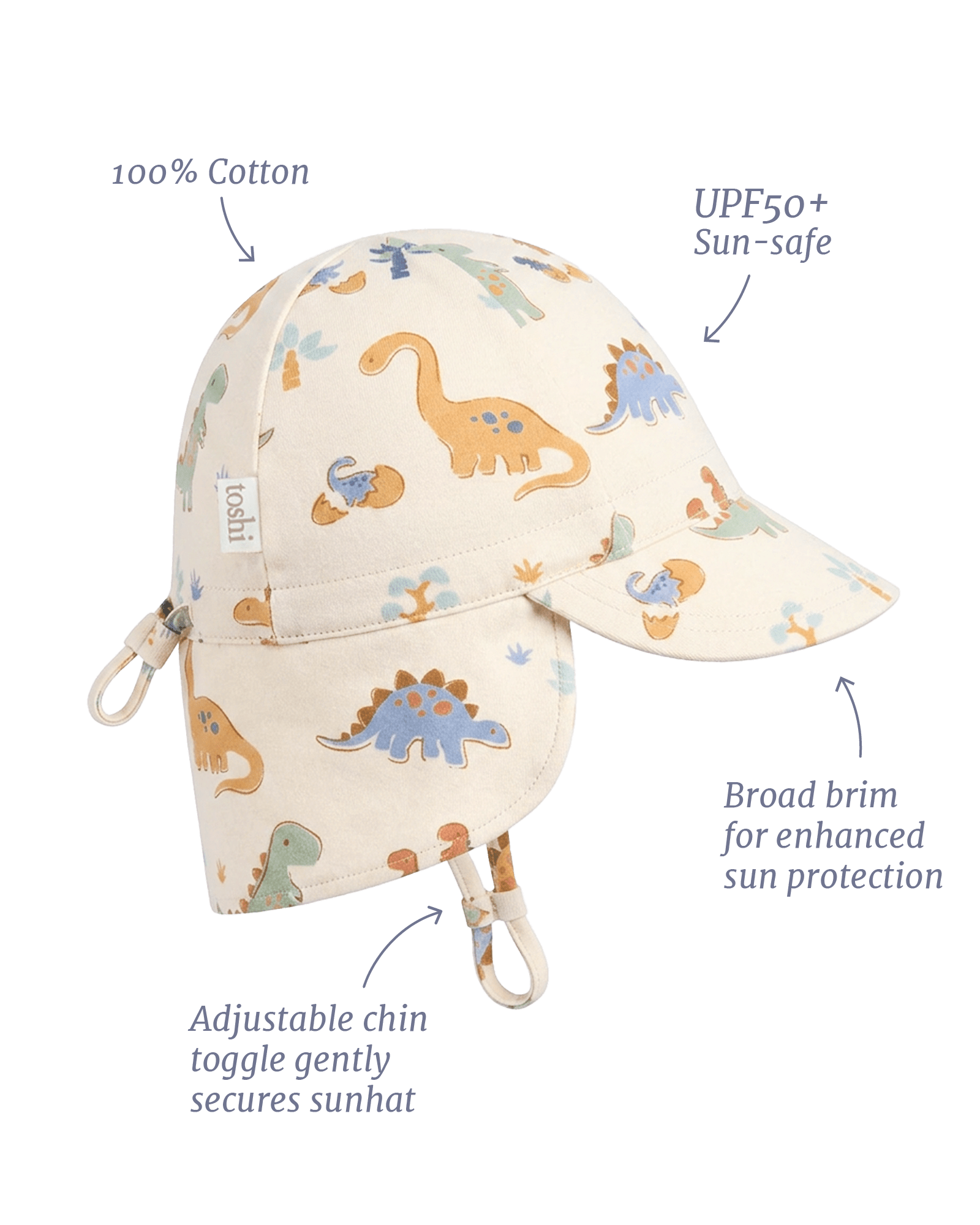 Protective Dino Print Cap for Everyday Style