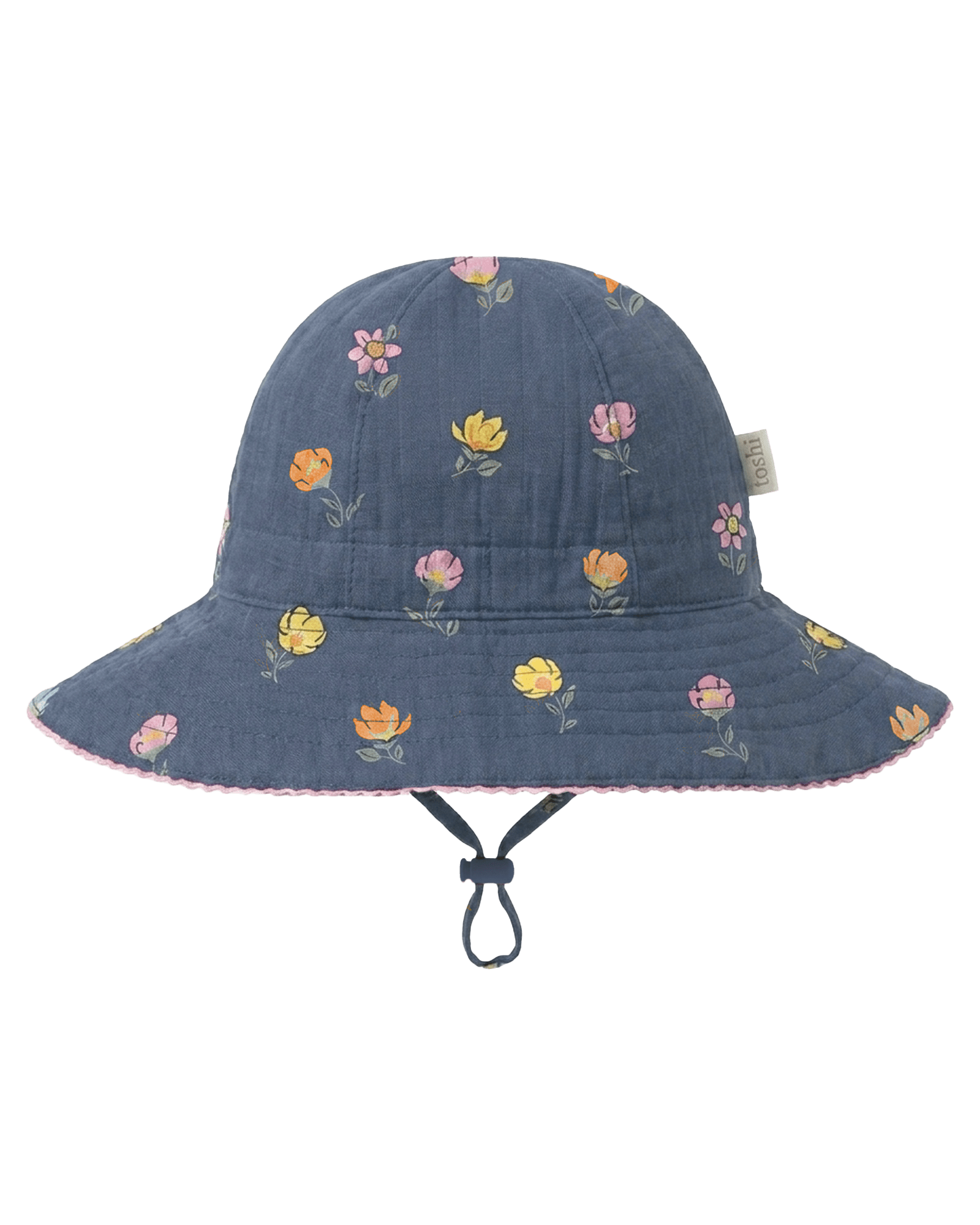 Soft breathable cotton sunhat for kids