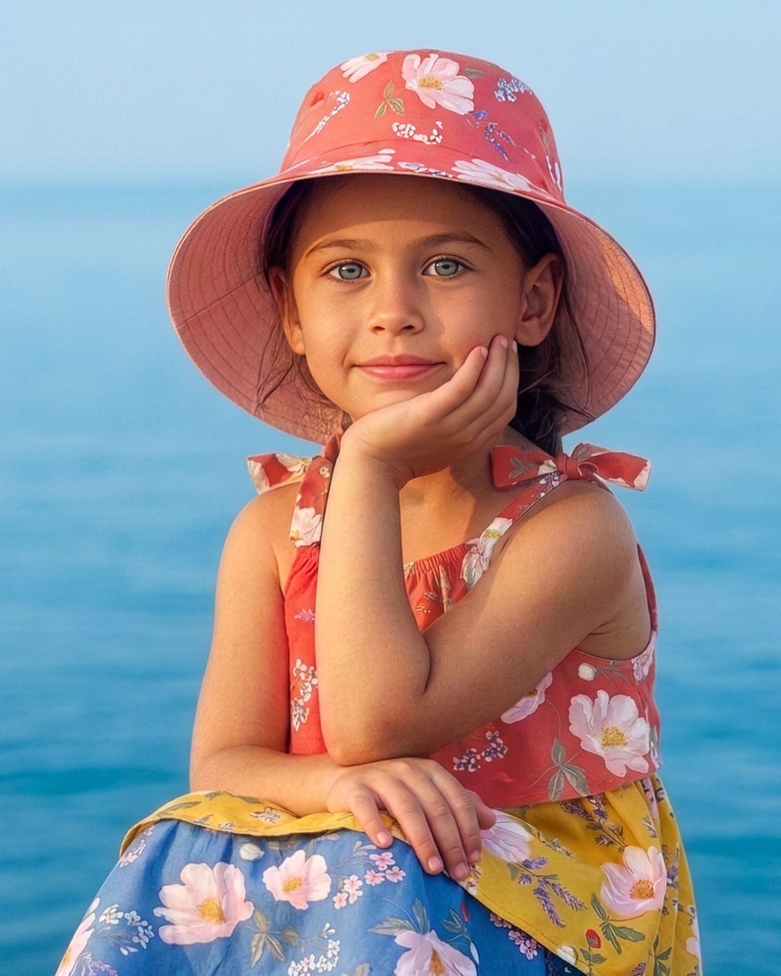 Soft 100% Cotton Sun Hat for Babies