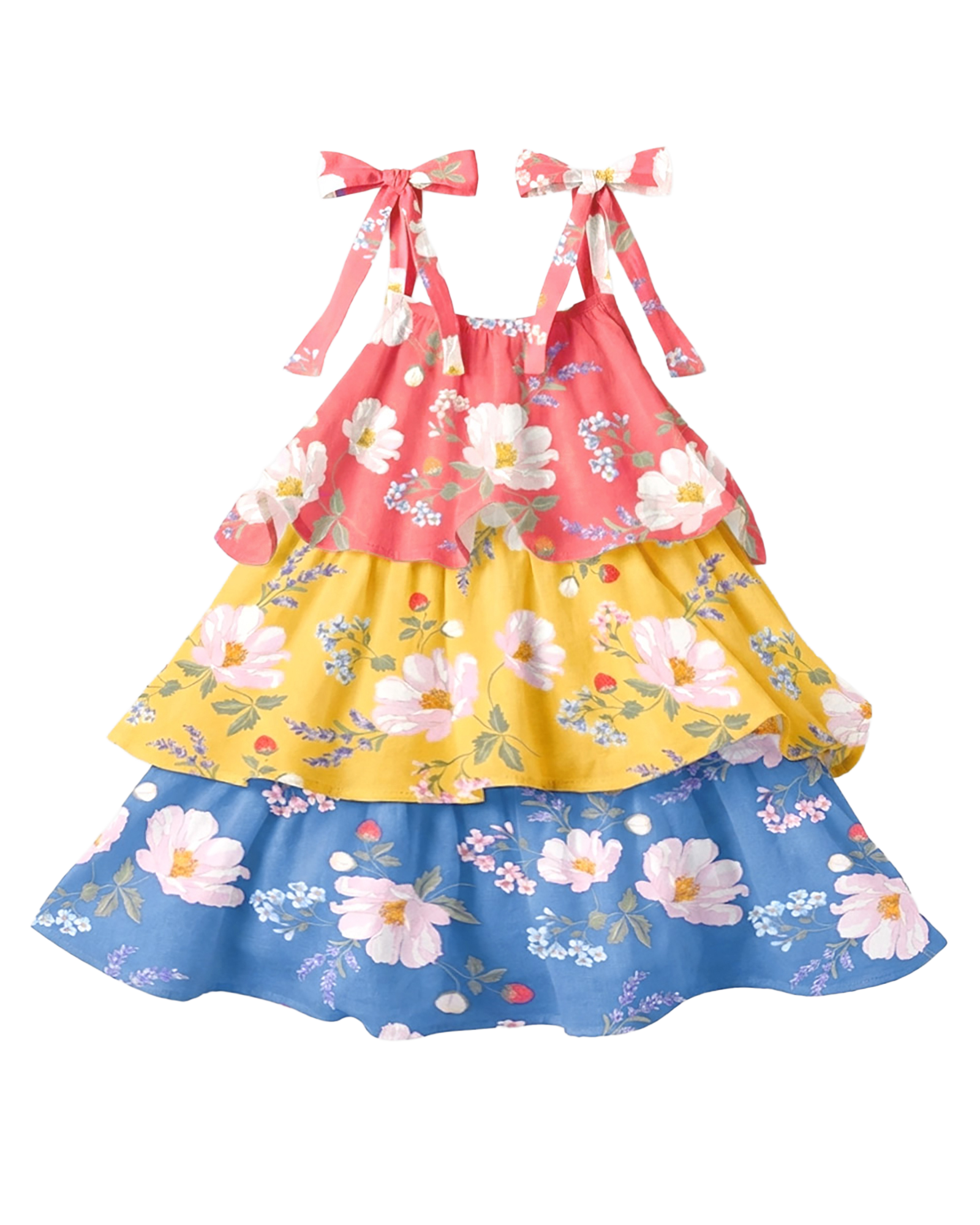 Vintage Floral Dress Adds Bold Romantic Style