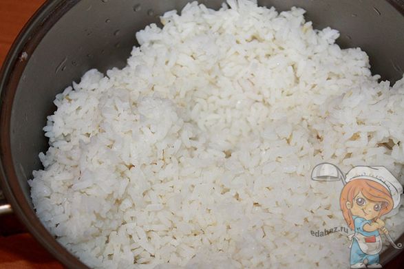 Промываем рис Промываем рис
