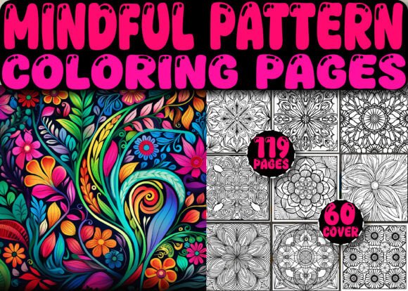 Mindful Pattern Coloring Book Cover