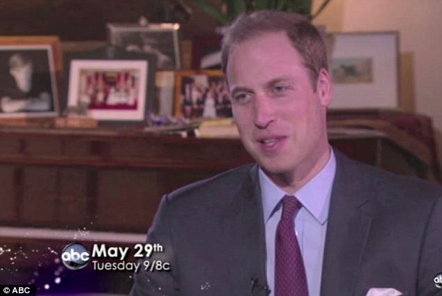 Past indiscretions: Prince William made reference to an earlier incident, saying 'As I learned from growing up, you don't mess with your grandmother'