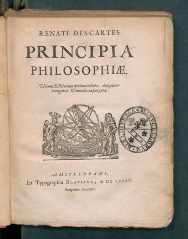 Principia philosophiae, 1685