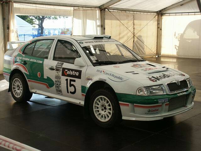 World rally championship skoda octavia tour