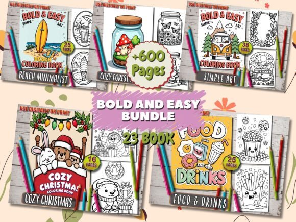 Book Worlds: Coloring Pages with Libraries