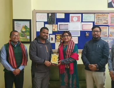 Felicitation from Leo Club of Kathmandu
