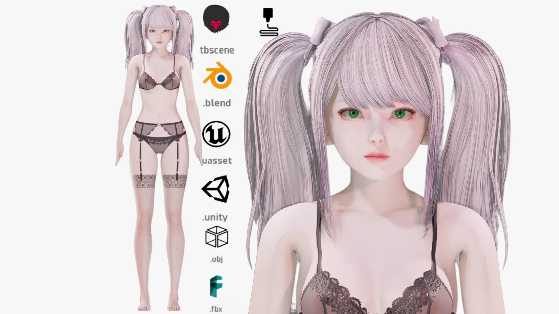 Lingerie Clothes Rigged Flippednormals