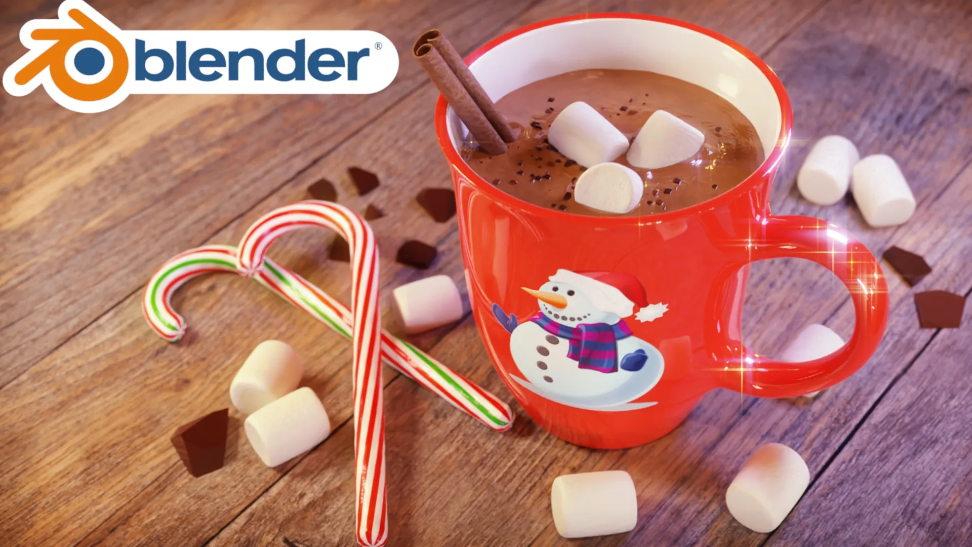 Hot Cocoa Blender Tutorial FlippedNormals