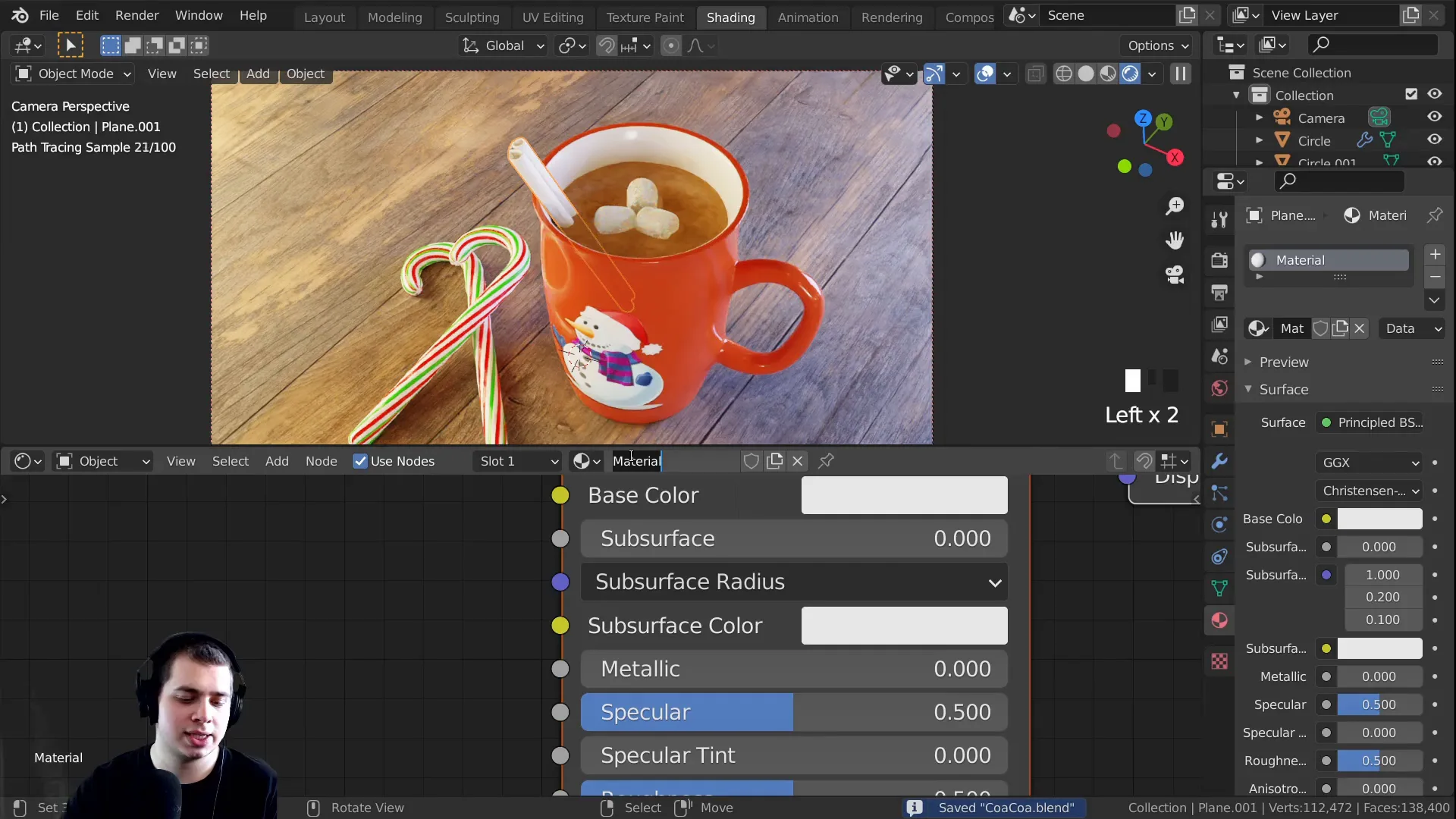 Hot Cocoa Blender Tutorial FlippedNormals