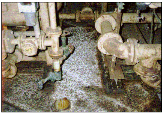 Concrete Floor Repair: Acid and Caustic Attack, Demineralized Water Area