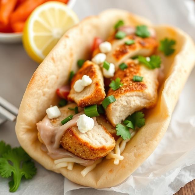 Greek Chicken Gyros