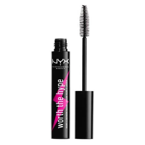 NYX PROFESSIONAL MAKEUP Worth The Hype Volumizing & Lengthening Mascara, Black