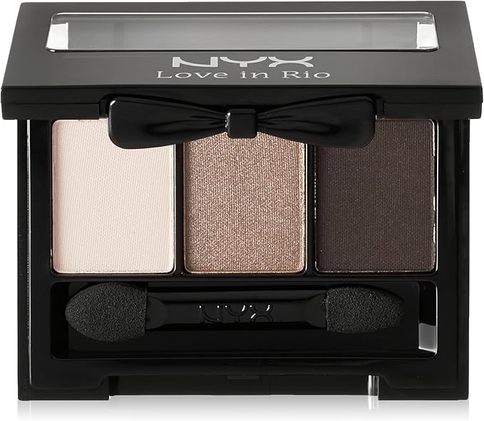 NYX Cosmetics Love in Rio 3-Pan Eyeshadow Palette - No Tan Lines Allowed