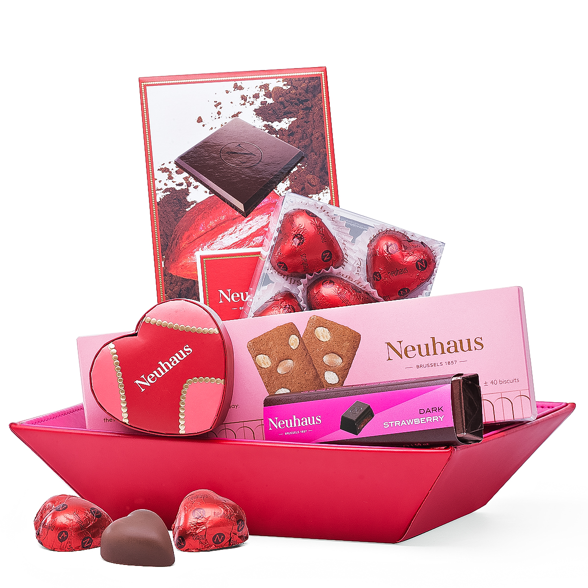 Neuhaus Valentine Chocolate Hearts Hamper