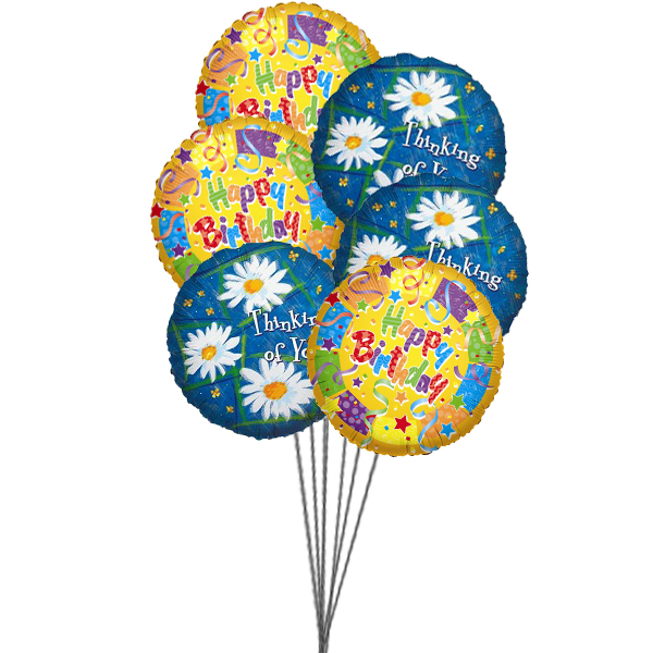Sweet yellow birthday Balloons
