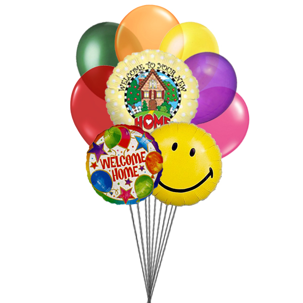 Nice welcome (6 Latex & 3 Mylar Balloons)