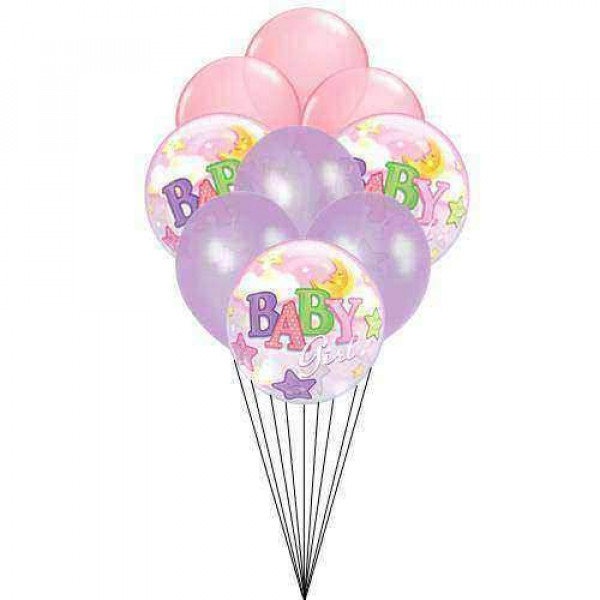 Baby on balloon