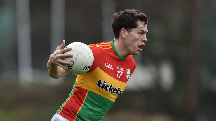 Carlow star Brendan Murphy.