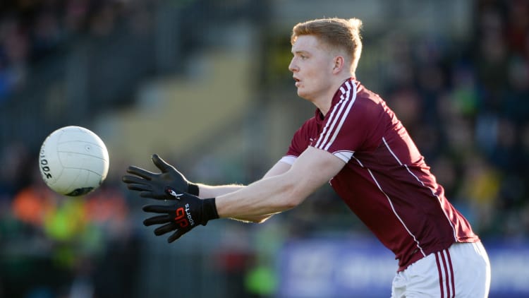 Galway full back Sean Andy O Ceallaigh.