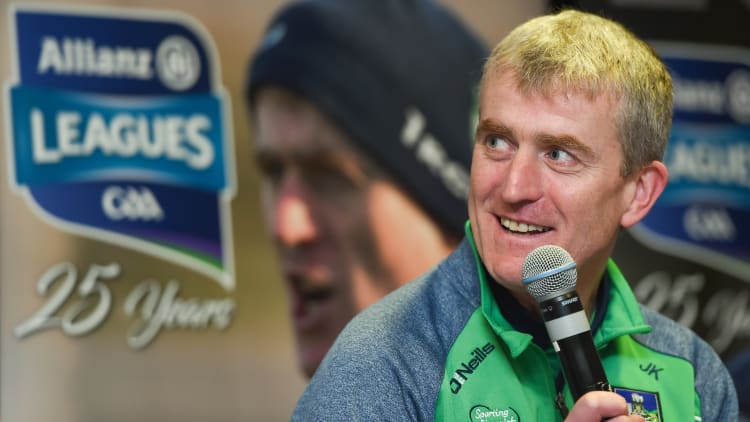Limerick hurling manager John Kiely.