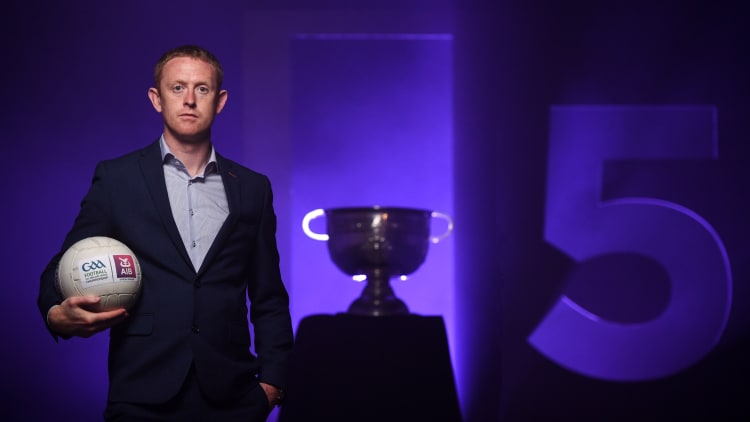 Colm Cooper pictured at the launch marking the AIB sponsorship extension with the GAA in Dublin on Monday.