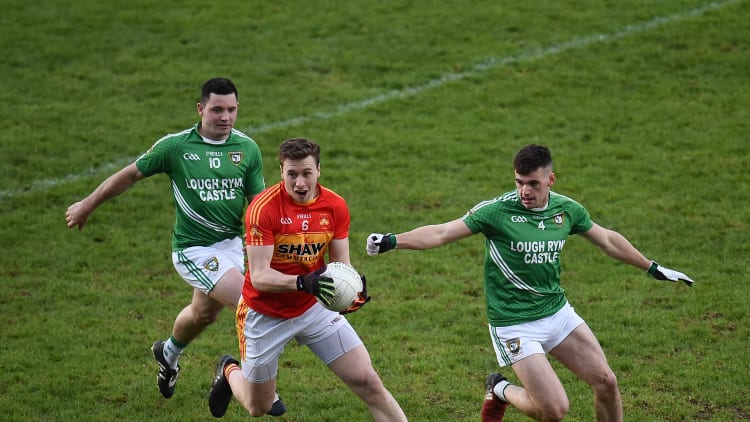 Castlebar Mitchels Eoghan O Reilly in action at Elverys MacHale Park.