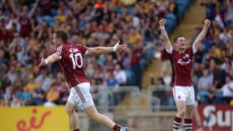 Gary Sice and Danny Cummins bagged goals for Galway.