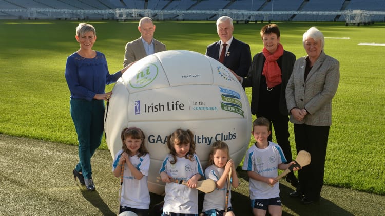 Healthy Club Recognition Day - Irish Life, Healthy Ireland, Minister for Health Promotion, Public Healthy Agency NI and St Colmcilles GAA, Meath