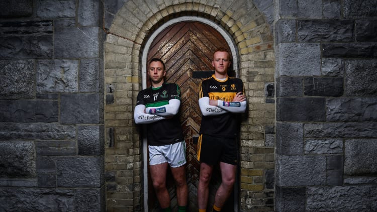 Paul Kerrigan, Nemo Rangers, and Johnny Buckley, Dr Crokes, pictured ahead of the AIB Munster Club SFC Final.