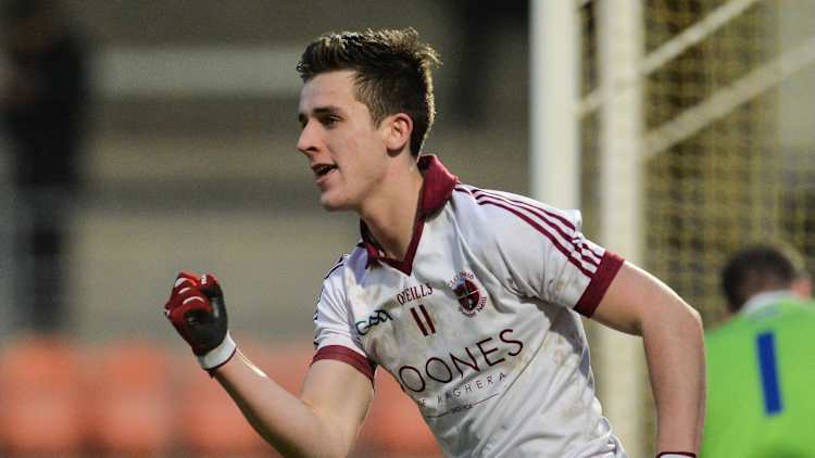Shane McGuigan struck a goal for Slaughtneil at the Athletic Grounds.