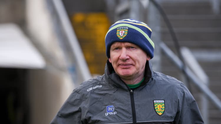 Donegal manager Declan Bonner.