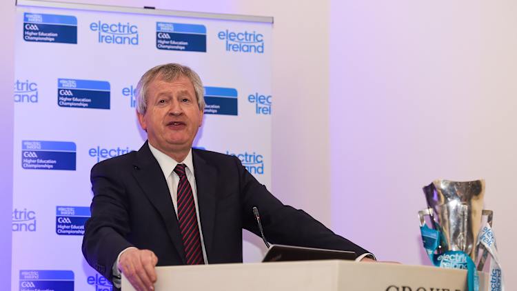 Páraic Duffy, GAA Ard Stiúrthóir, pictured at the Electric Ireland Higher Education Championship draws at Croke Park.